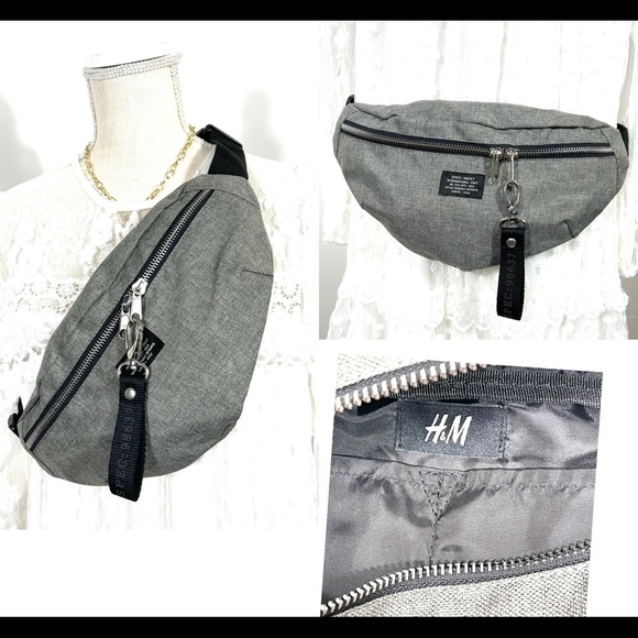 H&M Other - 🦅NWOT H&M Belt Bag Gray for Men’s
